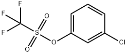3-氯苯基三氟甲磺酸酯 结构式
