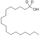 N‐オクタデシル‐1,1‐D2アルコール 化学構造式