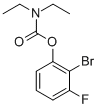 2-BROMO-3-FLUOROPHENYL N,N-DIETHYLCARBAMATE Struktur