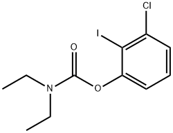 3-CHLORO-2-IODOPHENYL N,N-DIETHYLCARBAMATE Struktur