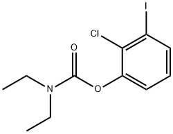 2-CHLORO-3-IODOPHENYL N,N-DIETHYLCARBAMATE Structure