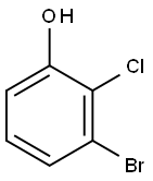 3-ブロモ-2-クロロフェノール 化学構造式