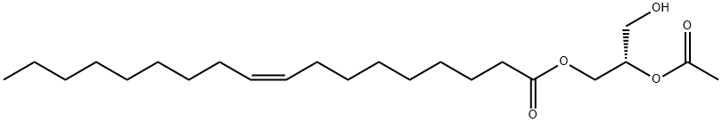 1-OLEOYL-2-ACETYL-SN-GLYCEROL Struktur