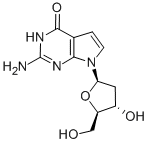 7-DEAZA-2'-DEOXYGUANOSINE Struktur