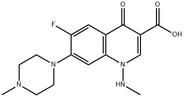アミフロキサシン 化学構造式
