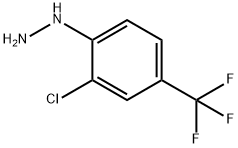 2-氯-4-(三氟甲基)苯肼,86398-98-3,结构式