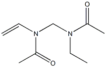 Acetamide,  N-[(acetylethenylamino)methyl]-N-ethyl- Structure