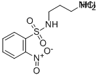 N-(3-氨丙基)-2-硝基苯磺酰胺盐酸盐, 863983-46-4, 结构式