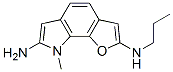 8H-Furo[3,2-g]indole-2,7-diamine,  8-methyl-N2-propyl- Structure
