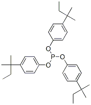 TRIS(P-TERT-PENTYLPHENYL) PHOSPHITE, 864-56-2, 结构式