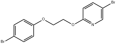 5-bromo-2-[2-(4-bromo-phenoxy)-ethoxy]-pyridine,864067-05-0,结构式