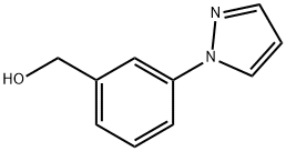 [3-(1-吡唑)苯基]甲醇 结构式