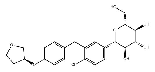 恩格列净, 864070-44-0, 结构式