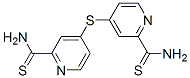 4,4'-Thiobis(2-pyridinecarbothioamide) 结构式