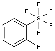 2-フルオロフェニルサルファーペンタフルオリド 化学構造式