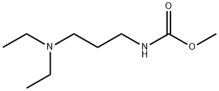 Carbamic  acid,  N-[3-(diethylamino)propyl]-,  methyl  ester Structure