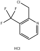 2-(氯甲基)-3-(三氟甲基)吡啶盐酸盐, 864264-98-2, 结构式
