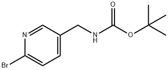 5-(N-BOC-氨甲基)-2-溴吡啶, 864266-29-5, 结构式
