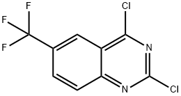 2,4-二氯-6-(三氟甲基)喹唑啉, 864291-30-5, 结构式
