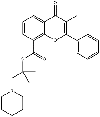 Terflavoxate Struktur