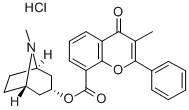 3-Tropinyl 3-methylflavone-8-carboxylate hydrochloride 结构式