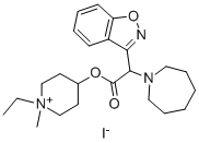 贝哌碘铵, 86434-57-3, 结构式