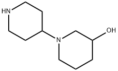 1,4'-二哌啶-3-醇二盐酸盐 结构式