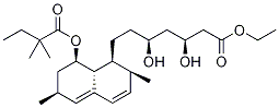 SiMvastatin Hydroxy Acid Ethyl Ester Structure