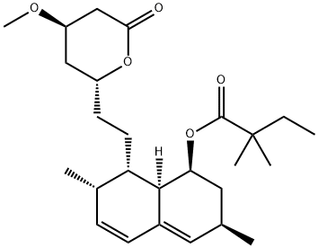 SiMvastatin 4'-Methyl Ether Structure