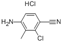 4-氨基-2-氯-3-甲基苯腈盐酸盐, 864361-78-4, 结构式