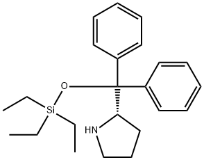 S-二苯基脯氨醇三乙基硅醚 结构式