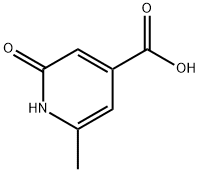 2-ヒドロキシ-6-メチルイソニコチン酸 化学構造式