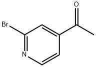 2-溴-4-乙酰基吡啶,864674-02-2,结构式