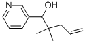 2,2-DIMETHYL-1-PYRIDIN-3-YL-PENT-4-EN-1-OL Struktur