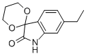 6'-ETHYL-SPIRO[1,3-DIOXANE-2,3'-INDOLIN]-2'-ONE,864685-12-1,结构式