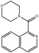 ISOQUINOLIN-1-YL-THIOMORPHOLIN-4-YL-METHANONE Structure