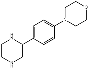 4-(4-PIPERAZIN-2-YL-PHENYL)MORPHOLINE Struktur