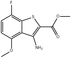 7-Fluoro-4-methoxy-benzo[b]-thiophene-2-carboxylic acid, methyl ester|