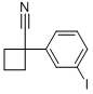 1-(3-IODOPHENYL)-CYCLOBUTANECARBONITRILE Structure