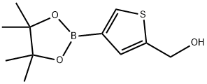 2-羟基甲基-4-噻吩硼酸频那醇酯,864754-05-2,结构式