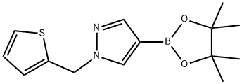 1-(噻吩-2-甲基)-1H-吡唑-4-硼酸频那醇酯, 864754-19-8, 结构式