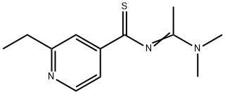 N-(1-DIMETHYLAMINO-ETHYLIDENE)-2-ETHYL-THIOISONICOTINAMIDE Structure