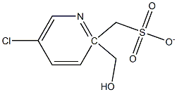 メタンスルホン酸(5-クロロピリジン-2-イル)メチル 化学構造式