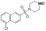 4-(5-CHLORO-NAPHTHALENE-2-SULFONYL)-PIPERAZINE HYDROCHLORIDE|