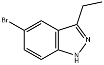 5-溴-3-乙基-1H-吲唑 结构式