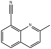 2-甲基喹啉-8-甲腈,864779-05-5,结构式