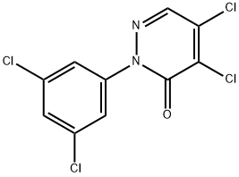 4,5-二-2-(3,5-二氯苯基)-3(2H)-哒嗪酮 结构式