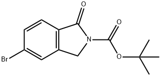 tert-Butyl 5-bromo-1-oxoisoindoline-2-carboxylate Structure