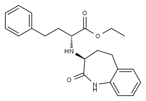 Benzenebutanoicacid,-[(2,3,4,5-tetrahydro-2-oxo-1H-1-benzazepin-3-yl)amino]-,ethylester,(R*,S*)-(9CI) Struktur