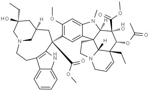 长春碱 结构式